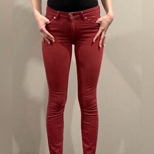 Lucky brand red jeans 00/24